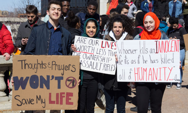 Muslim students join Madison Walkout against guns at State Capitol