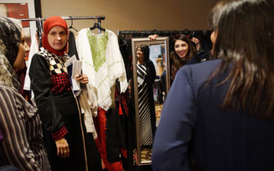 Middle Eastern bazaar attracts visitors to temporary marketplace