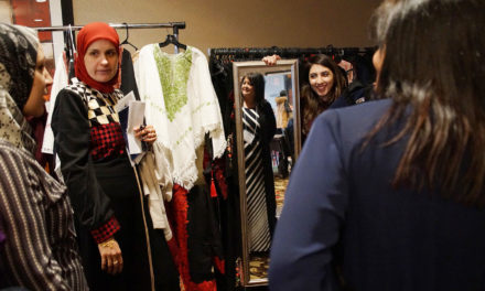 Middle Eastern bazaar attracts visitors to temporary marketplace