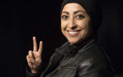 Maryam Al-Khawaja talks about survivor’s guilt in Marquette democracy project
