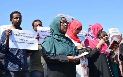 Without enough time to pray, Muslim Amazon workers rally for fair treatment