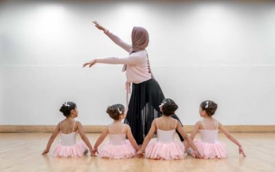 This ballet school is for Muslim kids and it uses poetry instead of music