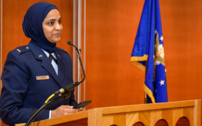 Airman becomes the service’s first female Muslim chaplain candidate