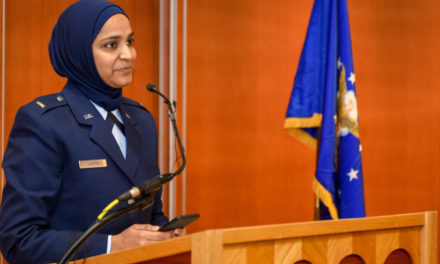 Airman becomes the service’s first female Muslim chaplain candidate