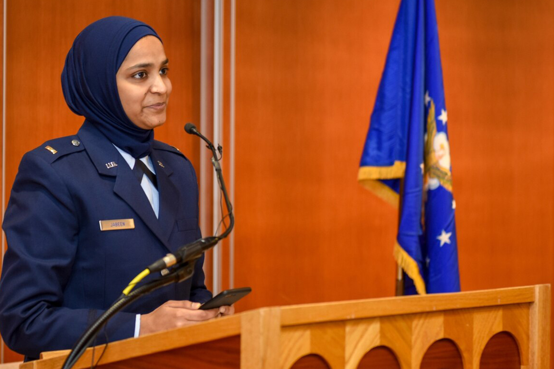 Airman becomes the service's first female Muslim chaplain candidate