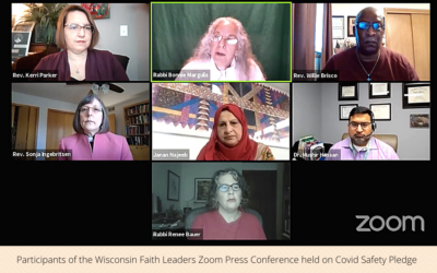 Wisconsin Faith Leaders Hold Press Conference on Covid Safety Pledge