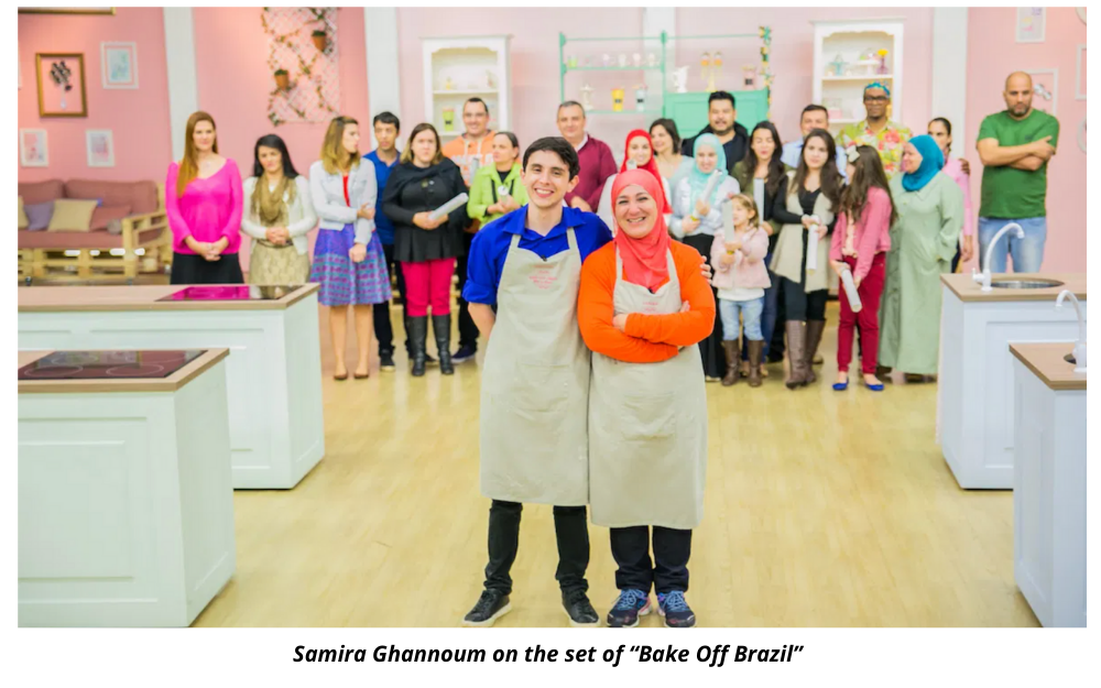 The Muslim winner of Bake Off Brasil promotes her recipes and her