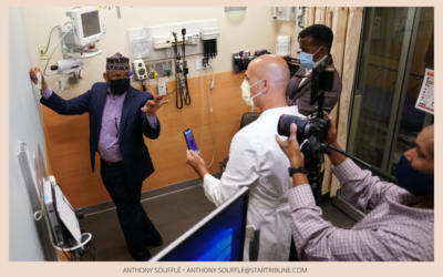 New prayer stickers in Hennepin Healthcare are a welcome message for Muslim patients