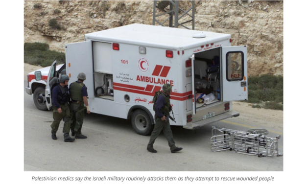 Palestinian medics on the front line fighting to save lives