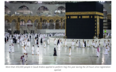 More than 450,000 people apply to perform Hajj during first 24 hours of registration