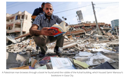 Donations pour in to rebuild Gaza bookshop