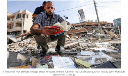 Donations pour in to rebuild Gaza bookshop