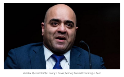 Senate confirms Zahid Quraishi as first Muslim American federal judge in US history