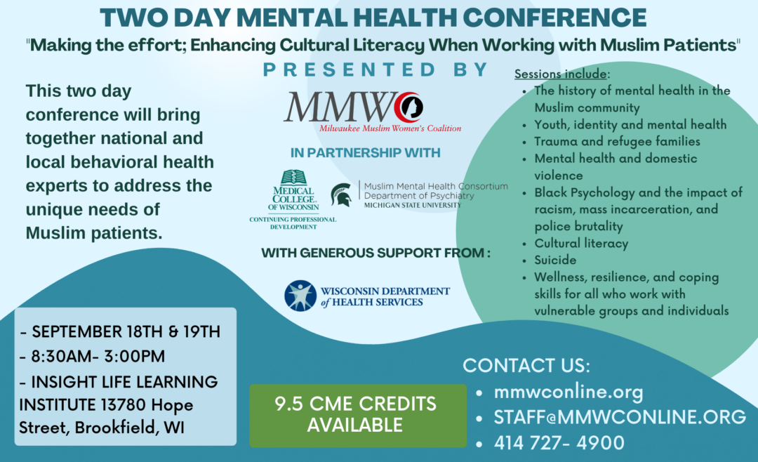 Milwaukee Muslim Women's Coalition to put on Two Day Mental Health