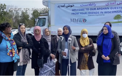 MN Rep. Ilhan Omar Visits Afghan Evacuees At Fort McCoy Calling It ‘Uplifting’ And ‘Emotional’