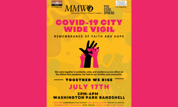 Covid-19 city wide vigil in Milwaukee’s Washington Park