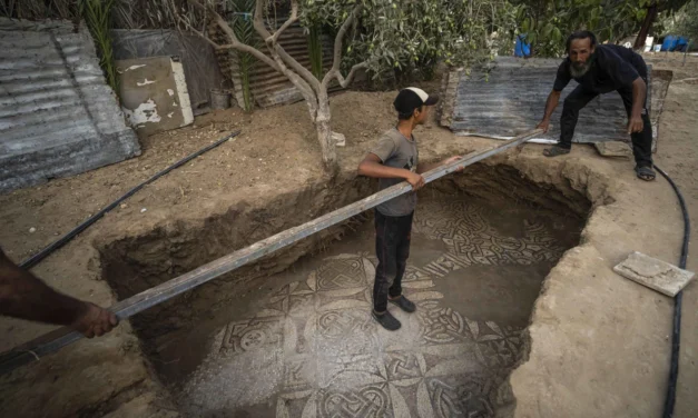 Palestinian farmer discovers rare ancient treasure in Gaza