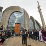 Prominent mosque in Germany sounds 1st public call to prayer