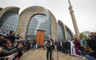 Prominent mosque in Germany sounds 1st public call to prayer