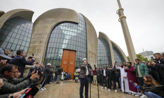 Prominent mosque in Germany sounds 1st public call to prayer