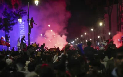 Moroccans celebrate historic World Cup win against Spain