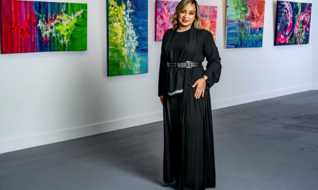 Debut Exhibition by Abstract Artist Depicts Father’s Life
