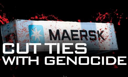 Mask Off Maersk: Demand logistics giant Maersk cut ties with genocide