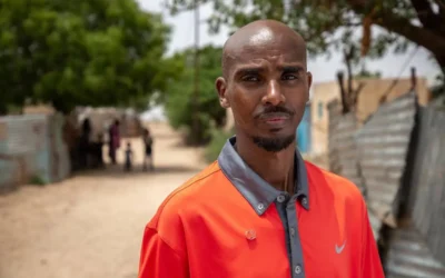 Mo Farah ‘heartbroken’ to see escalating impact of climate change on children in Somalia