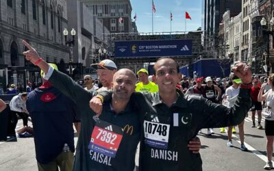 Pakistani Runners Make History at Boston Marathon with Guinness World Record in Traditional Attire