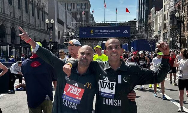 Pakistani Runners Make History at Boston Marathon with Guinness World Record in Traditional Attire