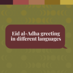 Eid al-Adha greetings in different languages