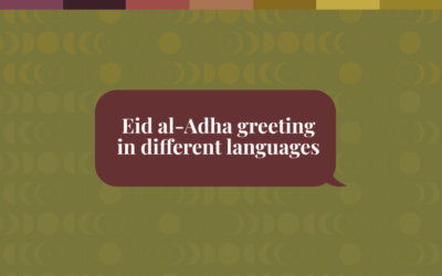 Eid al-Adha greetings in different languages