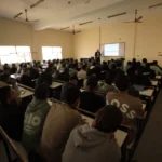 ‘Now I feel like I’m truly studying’: First-year students savor in-person learning at the Islamic University of Gaza