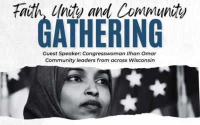 Congresswoman Ilhan Omar to give keynote for Wisconsin unity event