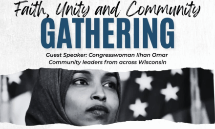 Congresswoman Ilhan Omar to give keynote for Wisconsin unity event