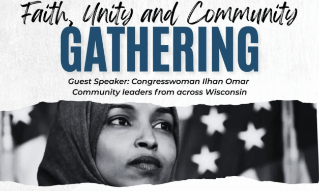 Congresswoman Ilhan Omar to give keynote for Wisconsin unity event