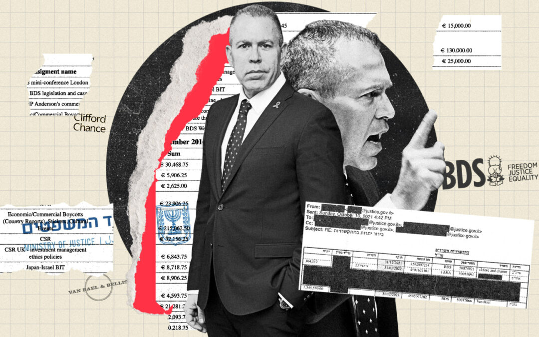 The lawyers behind Israel’s covert programme to criminalise BDS worldwide