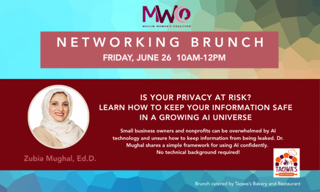 Muslim Women’s Coalition Networking Brunch: How to be safe online in an AI world