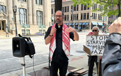 Who’s that clergyman protesting for Palestinian rights? Wisconsin Muslim Journal finds out.