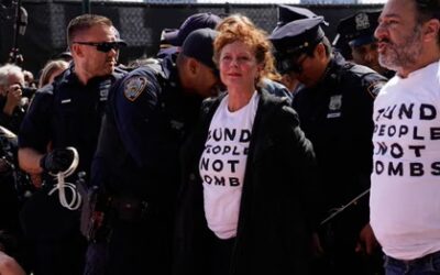 Susan Sarandon and Hannah Einbinder arrested at anti-Netanyahu protest in New York